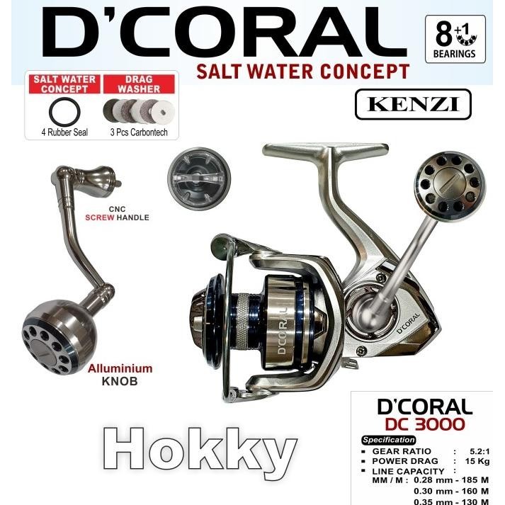 REEL KENZI D CORAL 3000