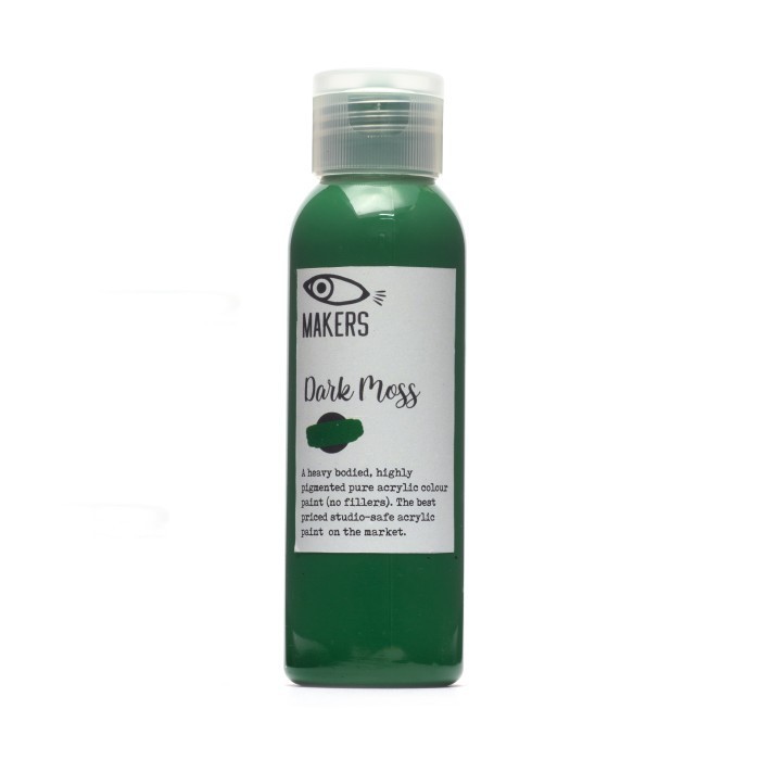 

Dark Moss Acrylic Paint 100Ml By Makers
