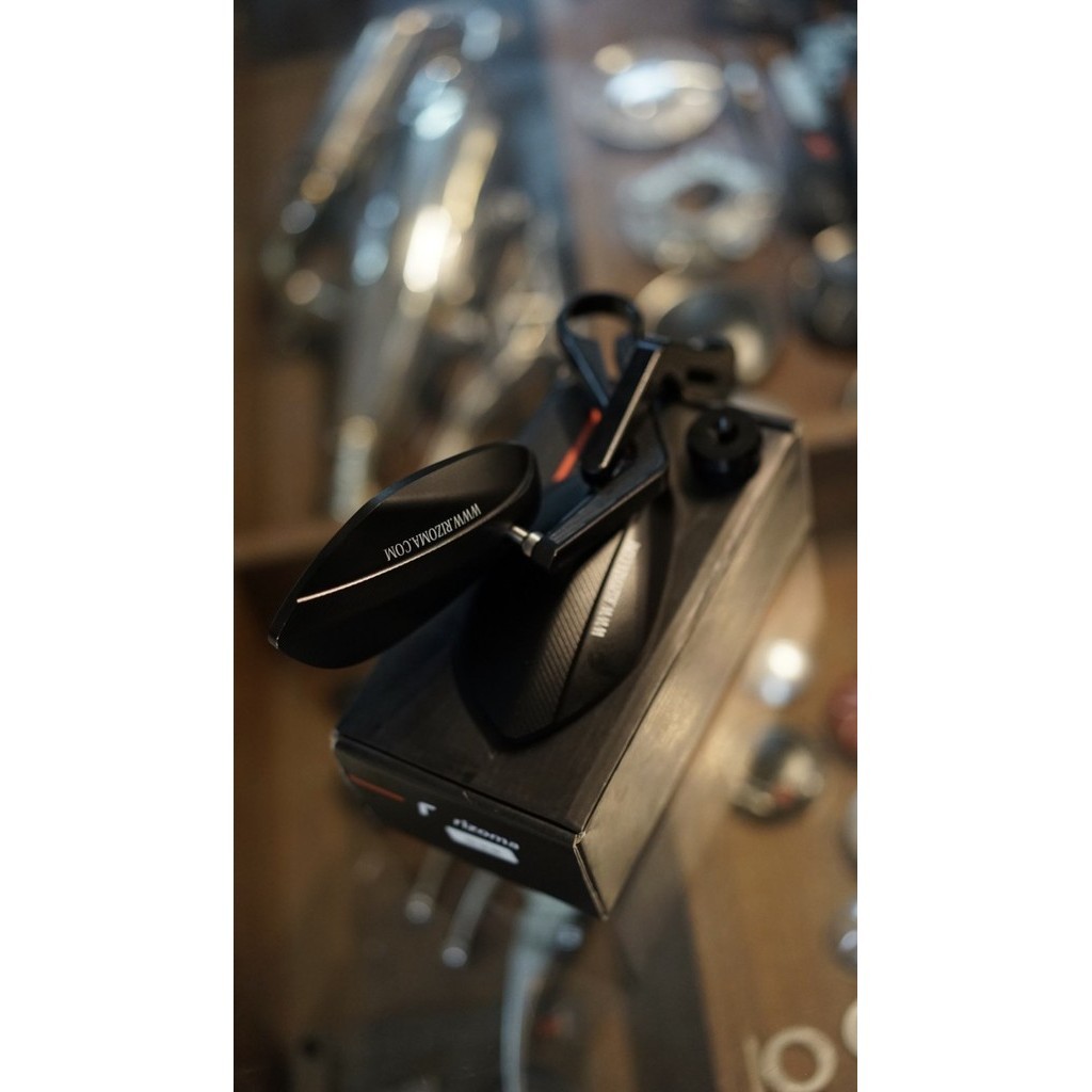 Spion Bar End Rizoma Mdl Zelioni Oval Black All Vespa