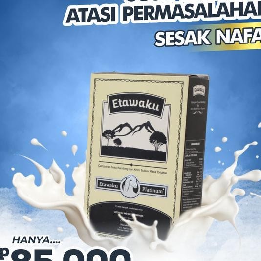 

Etawaku Platinum Susu Kambing Atasi Permasalahan Sesak Nafas