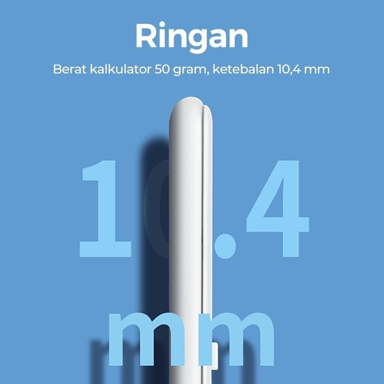 

Rg-4 Deli Desktop Calculator / Kalkulator Meja Mini Portable Dual Power Lucu 1200 Diskon Toko