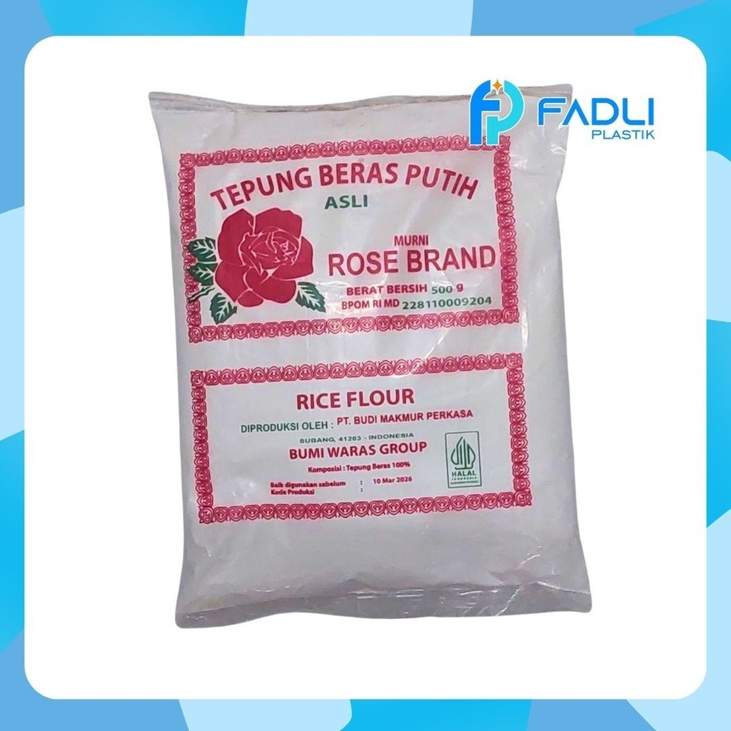 

Tepung Beras Rose Brand 500 gram, 200 gram