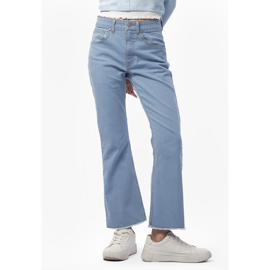 COLORBOX Cropped Flare Jeans Lt. Blue