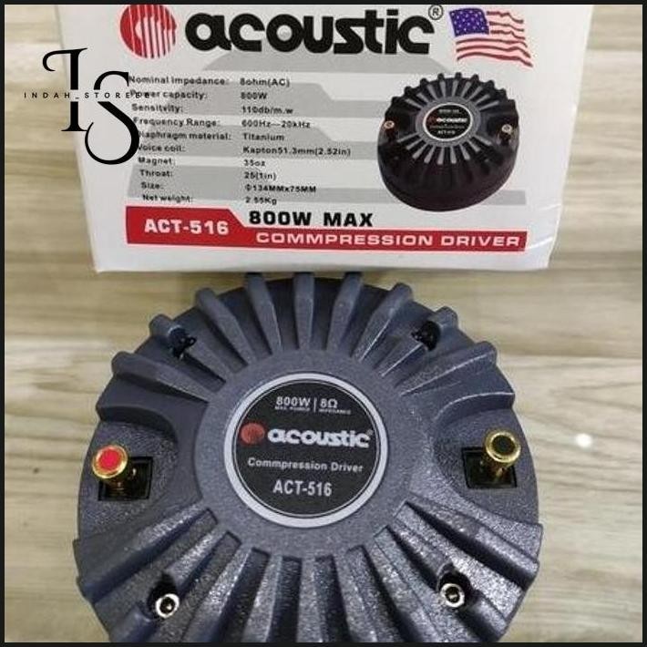 [ACOUSTIC - PA516] DRIVER TWEETER ACOUSTIC PA516 800 Watt indah_storeee