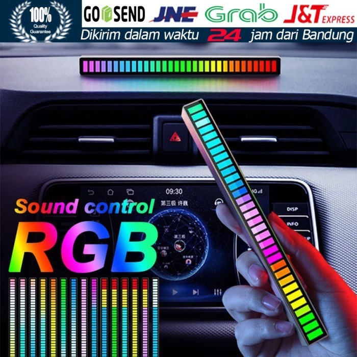 *****] Audio Spectrum indicator bar LED RGB