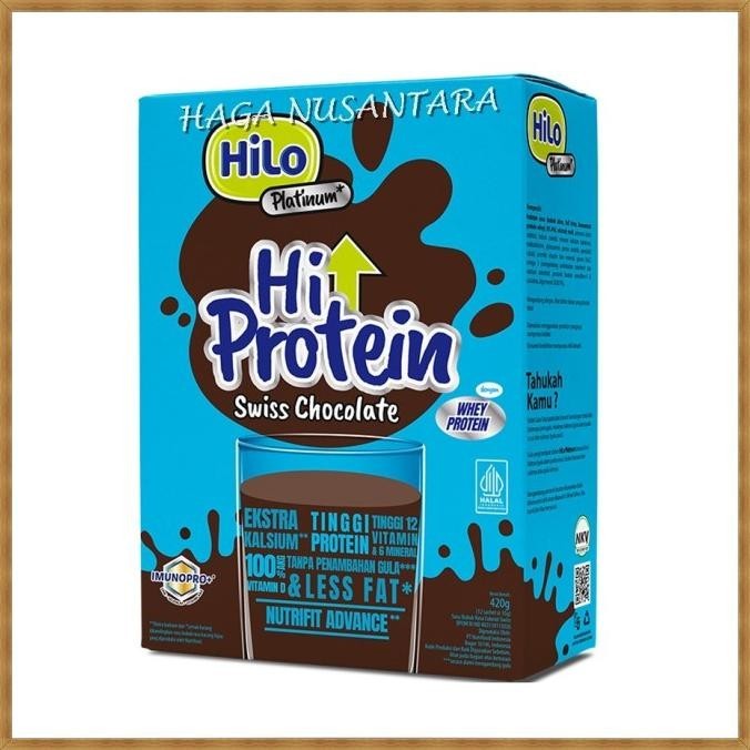 

HiLo Platinum Swiss Chocolate | Hilo Protein Swiss Coklat 420 gram