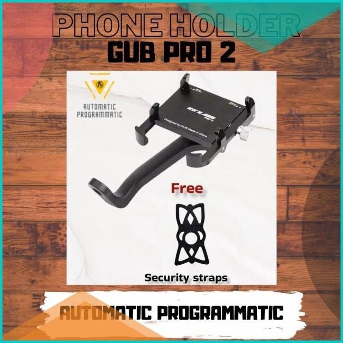 holder motor gub pro 2 phone holder spion full CNC original-holder hp