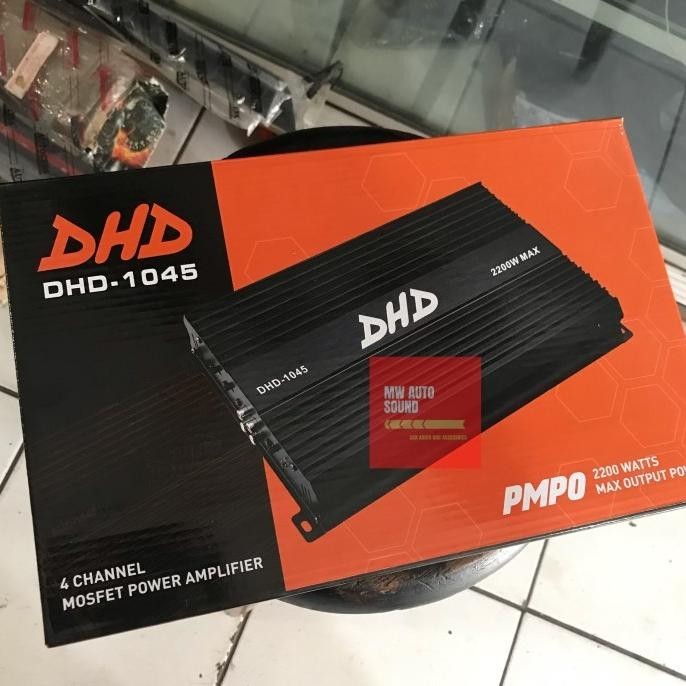 Power Audio Mobil Dhd 1045 4 Channel Dhd-1045 2200 Watt