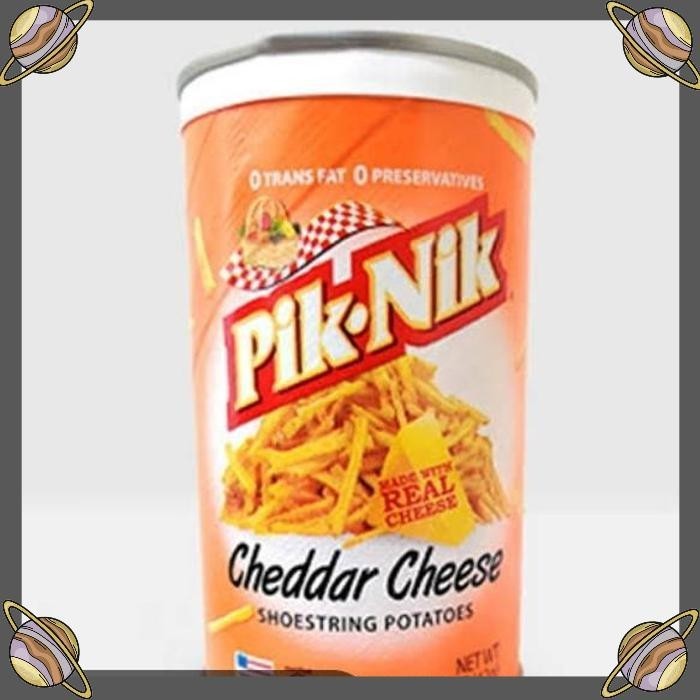 

[CLS] PIK NIK CHEDDAR CHEESE SHOESTRING POTATTOES 241 GR/KENTANG GORENG