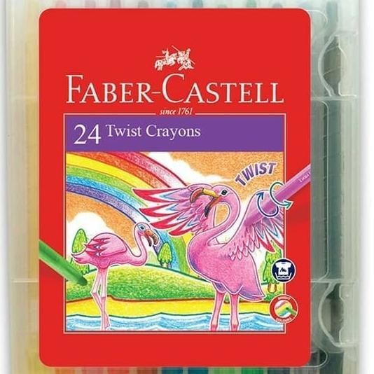 

Twist Crayon 24 Warna / Crayon Putar 24 Warna Faber Castell