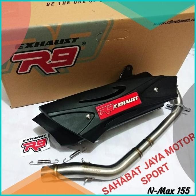 Knalpot Racing R9 EXHAUST NMAX 155 2020 Original R9 100% 8JVLZ4 last s