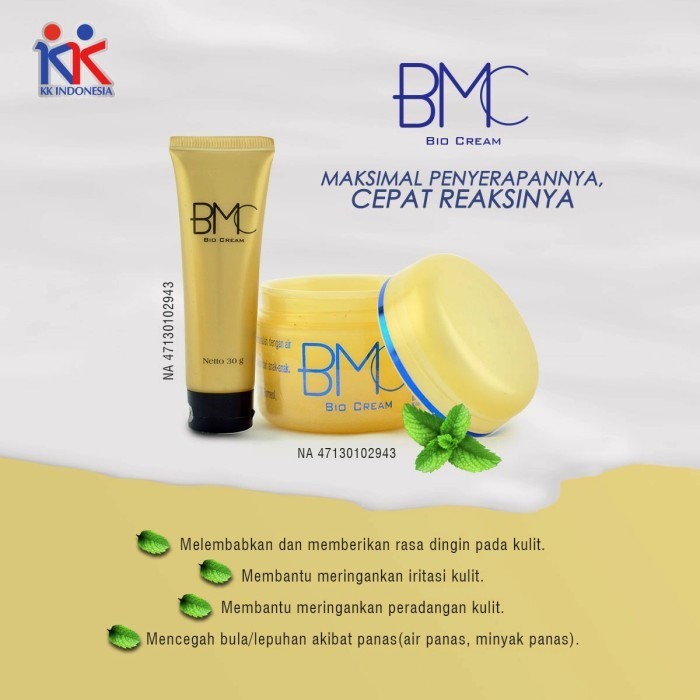 Bmc / Bio Cream 30Gr Kk Indonesia Ori 100%