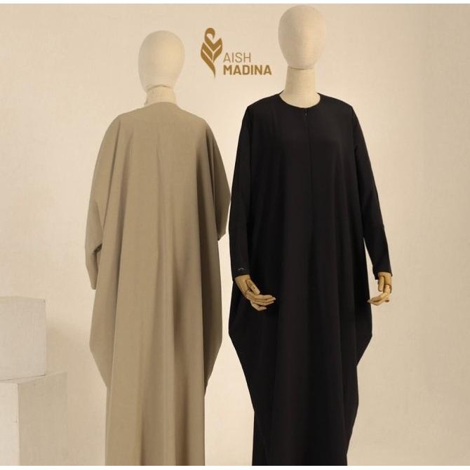 ECRIN ABAYA BY AISHMADINA ABAYA SET MUSLIM PEREMPUAN CEWEK PUTRI HALUS NYAMAN BAGUS BERKUALITAS TERM