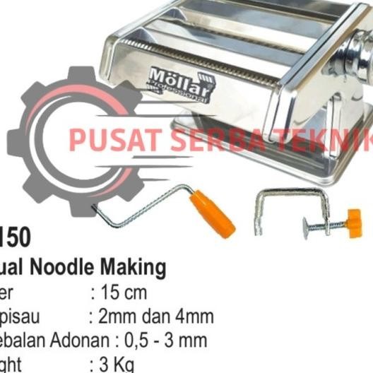 Gilingan E Manual/Mesin Cetak E/Noodle Maker Mollar Et-150
