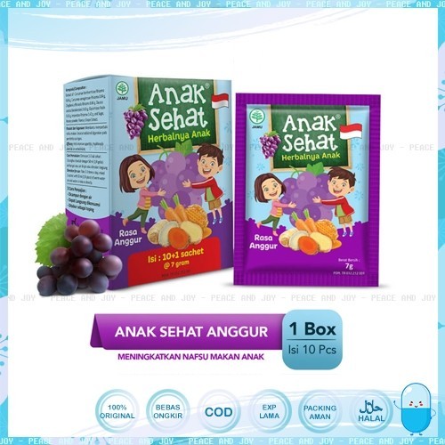 

JAMU ANAK SEHAT RASA ANGGUR ISI 10 + 1 SACHET DIJAMIN ORIGINAL