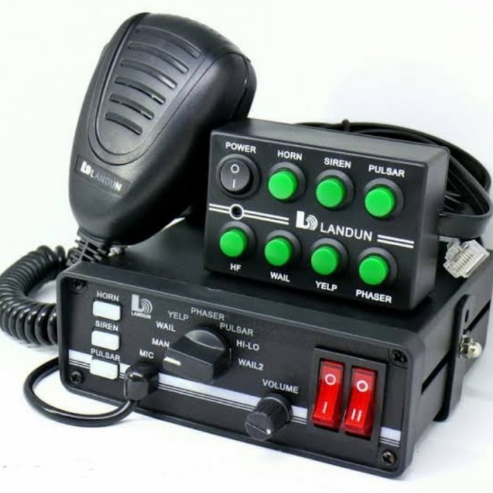 LANDUN CJB100BP AMPLI/MODUL ORI SIRINE MOBIL POLISI 110W TANPA SPEAKER