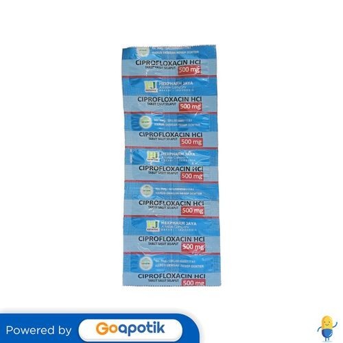 CIPROFLOXACIN HEXPHARM 500 MG STRIP 10 TABLET