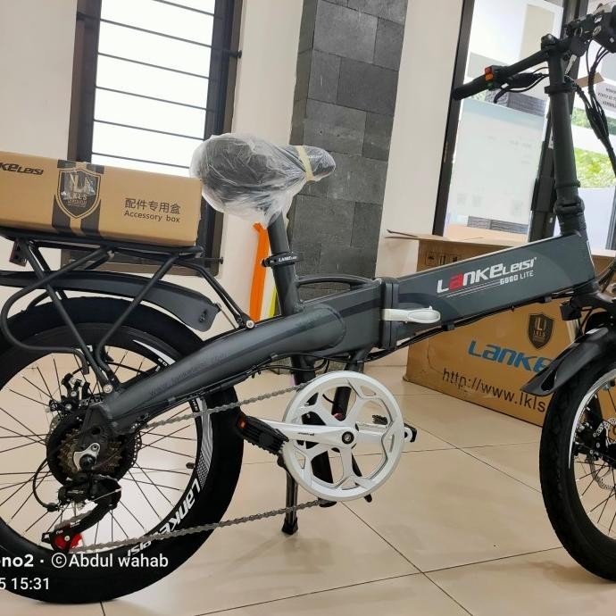 PROMOOO LANKELEISI G660 LITE VERSION, SEPEDA LISTRIK LIPAT ELEKTRIC NEW