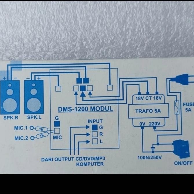 Kit Pcb Aktif Aktive Amplifier Echo Mic Subwoofer Karaoke Subw Stereo