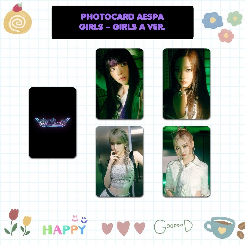 AESPA UNOFFICIAL PHOTOCARD GIRLS