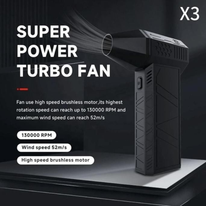 Super Power Turbo Fan 130000RPM Brushless Motor Dust Blowing fan