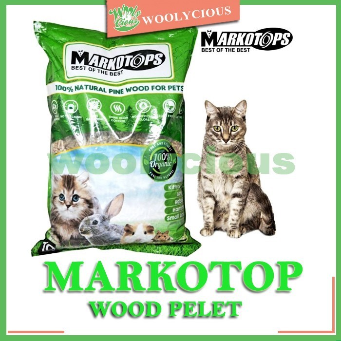 Wood Pellet Markotop Natural Pine 10Kg Grab Gojek