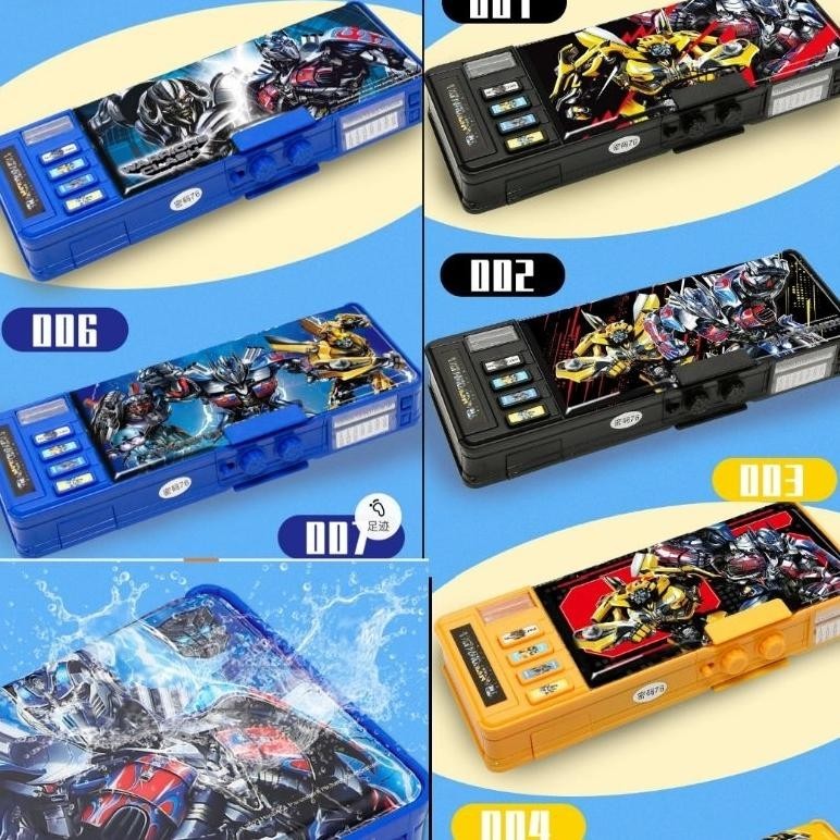 

Diskon Kotak Pensil Anak Laki Laki Kode Sandi Pencil Case Tempat Pensil Transformer Password Df-8