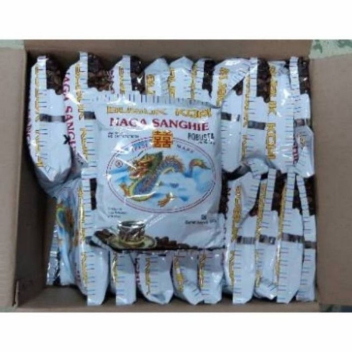 

Bubuk Kopi / Kopi Bubuk Naga Sanghie Robusta Halus Sidikalang 500 Gram