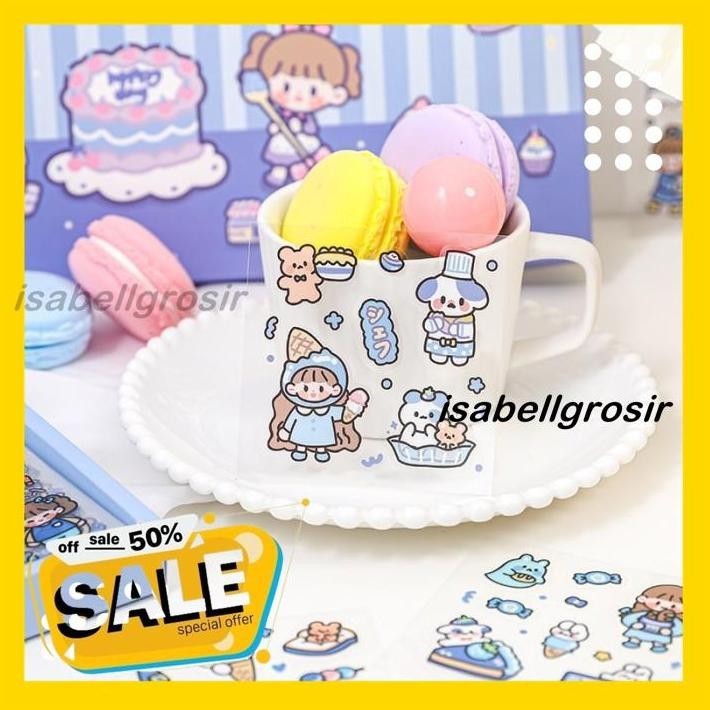 

1 BOX / 200 LEMBAR DECO STICKER RUANRUAN KITCHEN