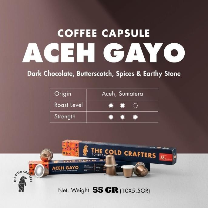 

Coffee Capsule / Kapsul Kopi - Aceh Gayo Nespresso Machine Compatible