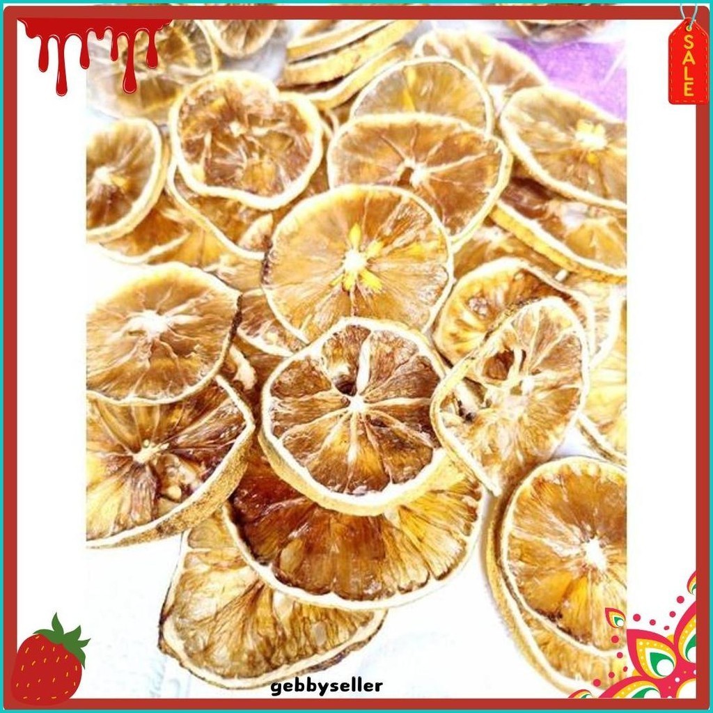 

Lemon Dried Slice / Lemon Kering Iris (Lagi Diskon)