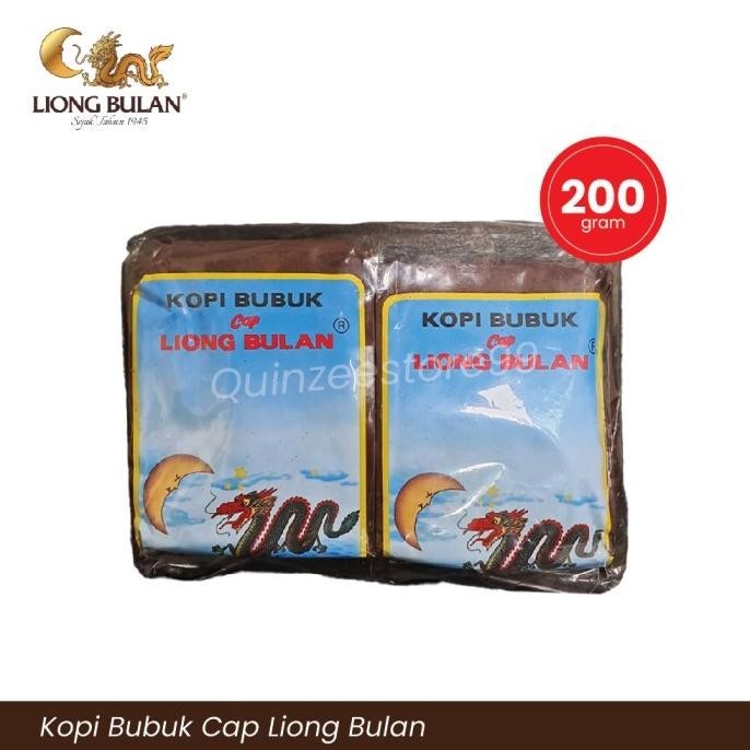 

Kopi Cap Liong Bulan (1Pak Isi 2 @200Gr) Kopi Lokal Bogor