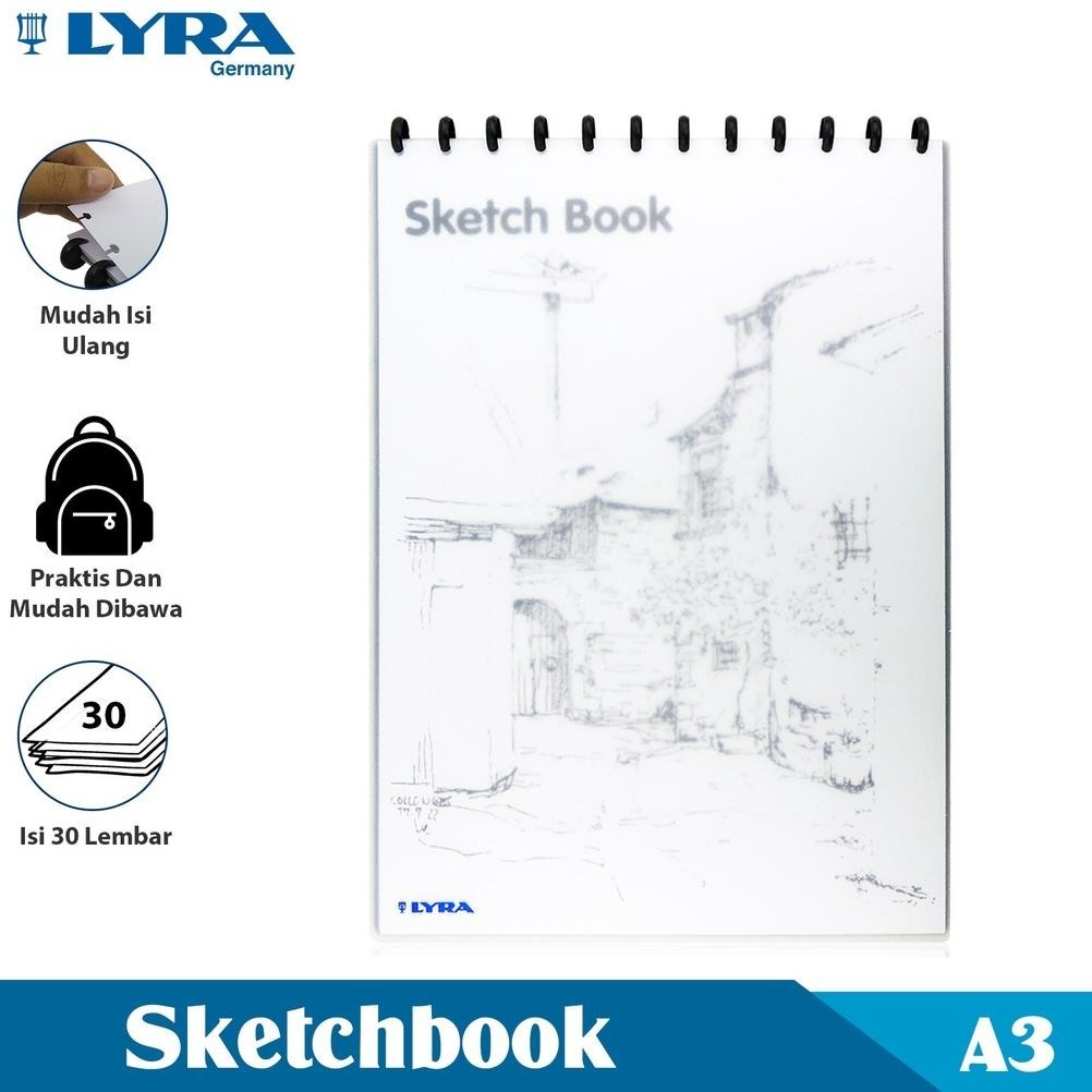 

Super Murah Lyra Buku Sketsa Ukuran A3 30 Lembar Sketch Book Binder Buku Bergambar Lyr-9210290 Murah