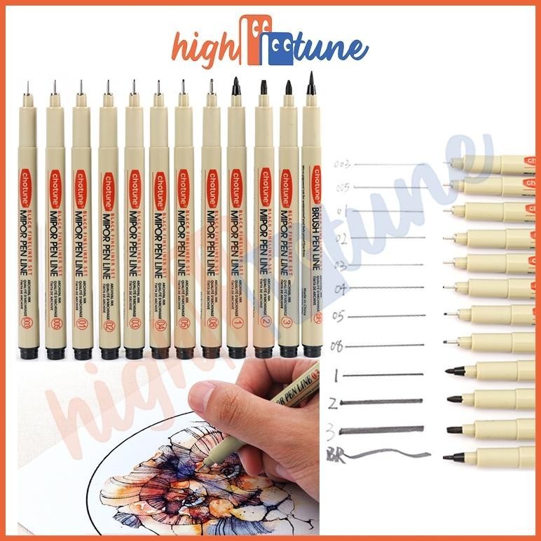 

Super Murah Hightune Pigma Micron Sakura Drawing Pen Set 3/5/10/12 Waterproof Drawing Pen Sakura Pigma Micron Set 8.8