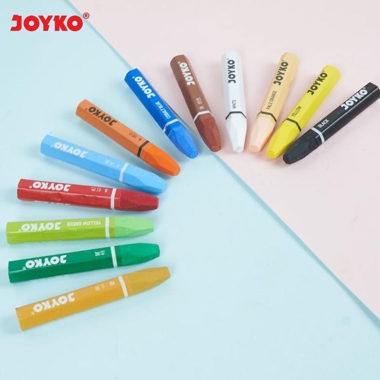 

Promo Crayon Joyko/Oil Pastel Joyko 18 Warna ( 1 Set ) Hig Quality