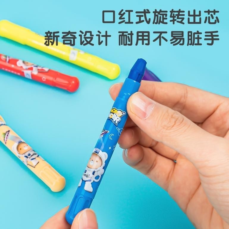 

Super Murah Deli Krayon / Oil Pastel / Crayon Anti Kotor Free Kuas 72136 Murah