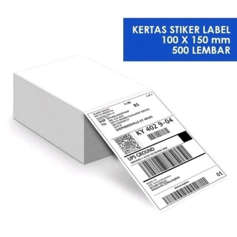 

Flash Sale Label Thermal 100Mm X 150Mm X 500Pcs | 100Mm X 150Mm X 300Pcs Garansi