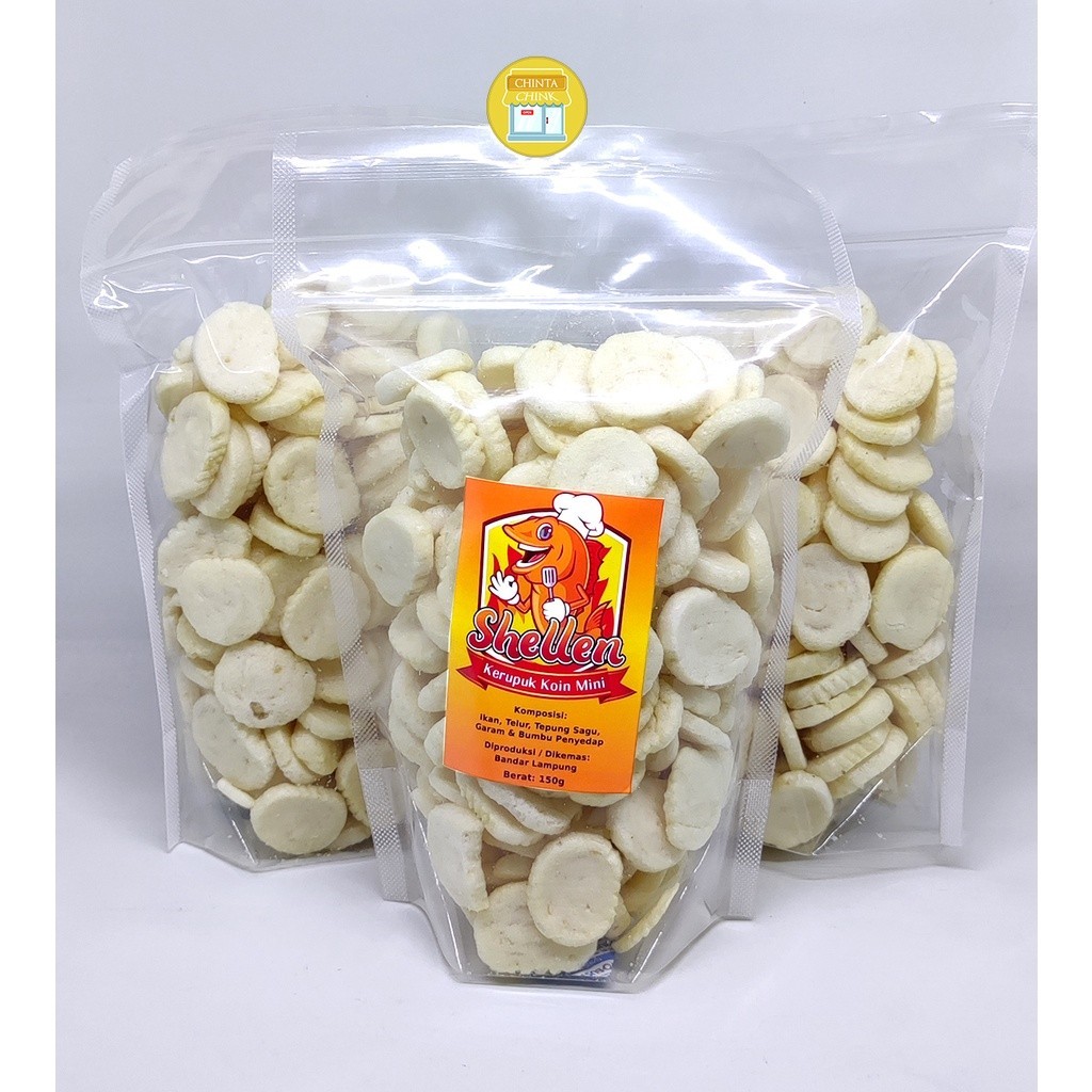 

KERUPUK KOIN MINI SHELLEN IKAN TENGGIRI KRUPUK KANCING ASLI LAMPUNG 150G ASLI PALEMBANG