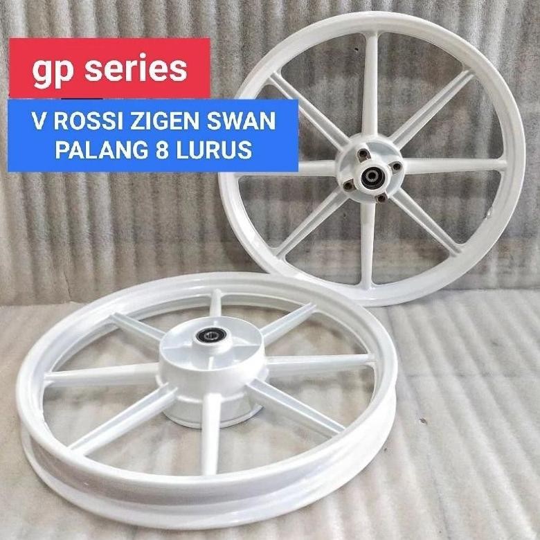 DFR Velg Racing Yamaha Fizr-Jupiter Z Lama-Vega Lama Vrossi Zigen Swan Palang 8 Putih TERLARIS