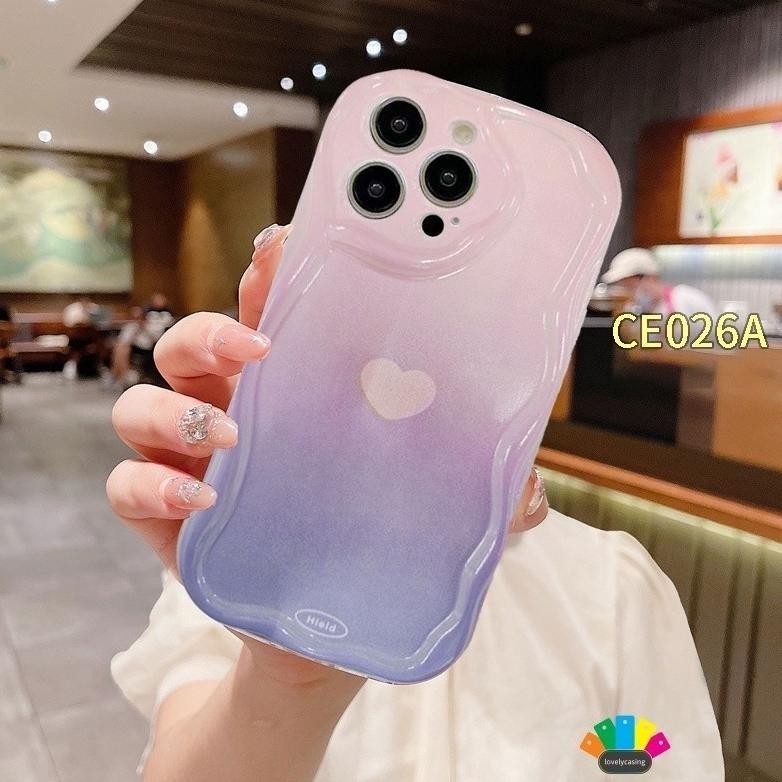 Case Iphone 15 PRO tsy ungu pink gradasi