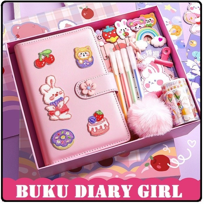 

122 DIY MAINAN GIRL BOOK DIARY SEKOLAH BUKU TULIS DIARI ANAK BELAJAR