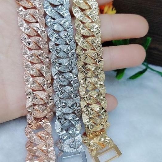 Gelang Tangan Titanium Pria Wanita El Sisik Naga Besar 16Mm