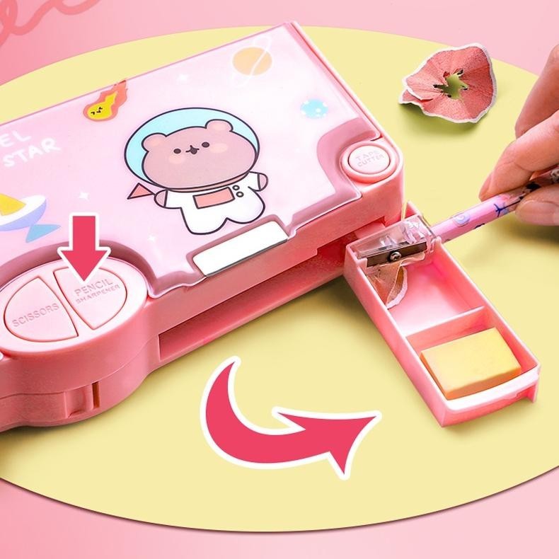 

Hemat Kotak Alat Tulis/Kotak Alat Tulis Multifungsi/Kapasitas Tinggi/Kotak Pensil/Kartun/Kreativitas - Qiqi Treasure Gd-5