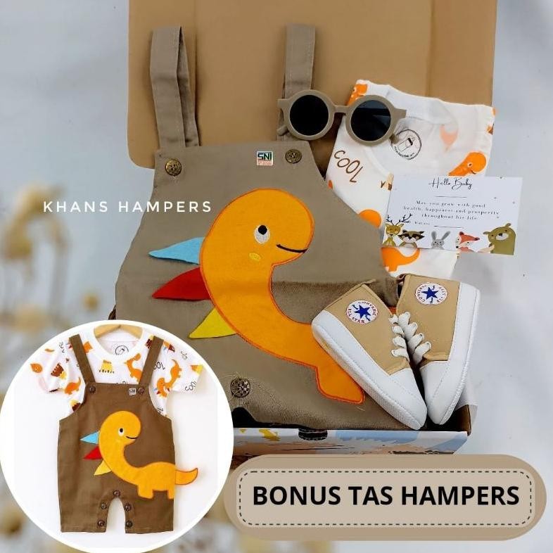 Siap Kirim Hampers Bayi/Kado Bayi/Parcel Bayi/Kado Lahiran/Khans Hampers/Hampers Bayi Laki Laki/Hamp