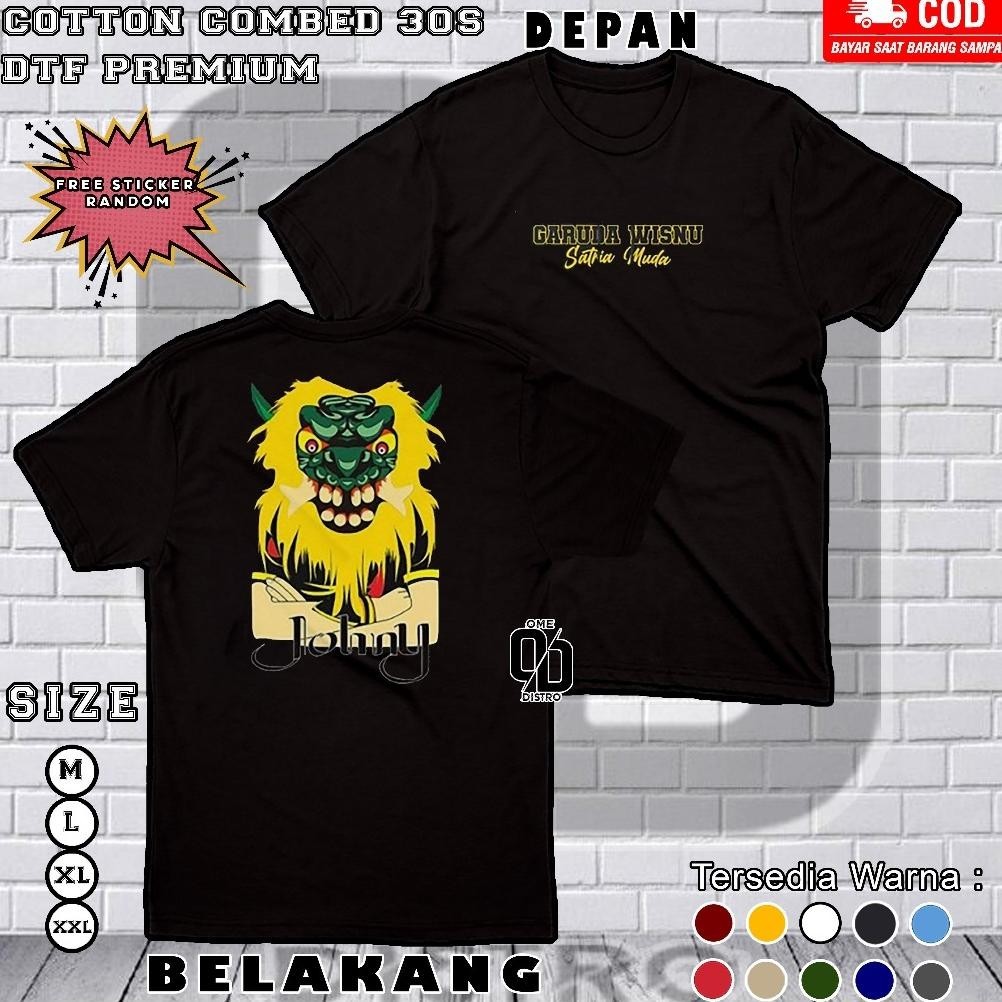 Terbaru Baju Kaos Johny Garuda Wisnu Satria Muda Premium