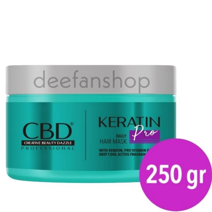 CBD Keratin / Collagen / Color Shield Hair Masker Rambut 250ml