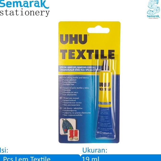 

UHU Textile Lem Kain 19 ml