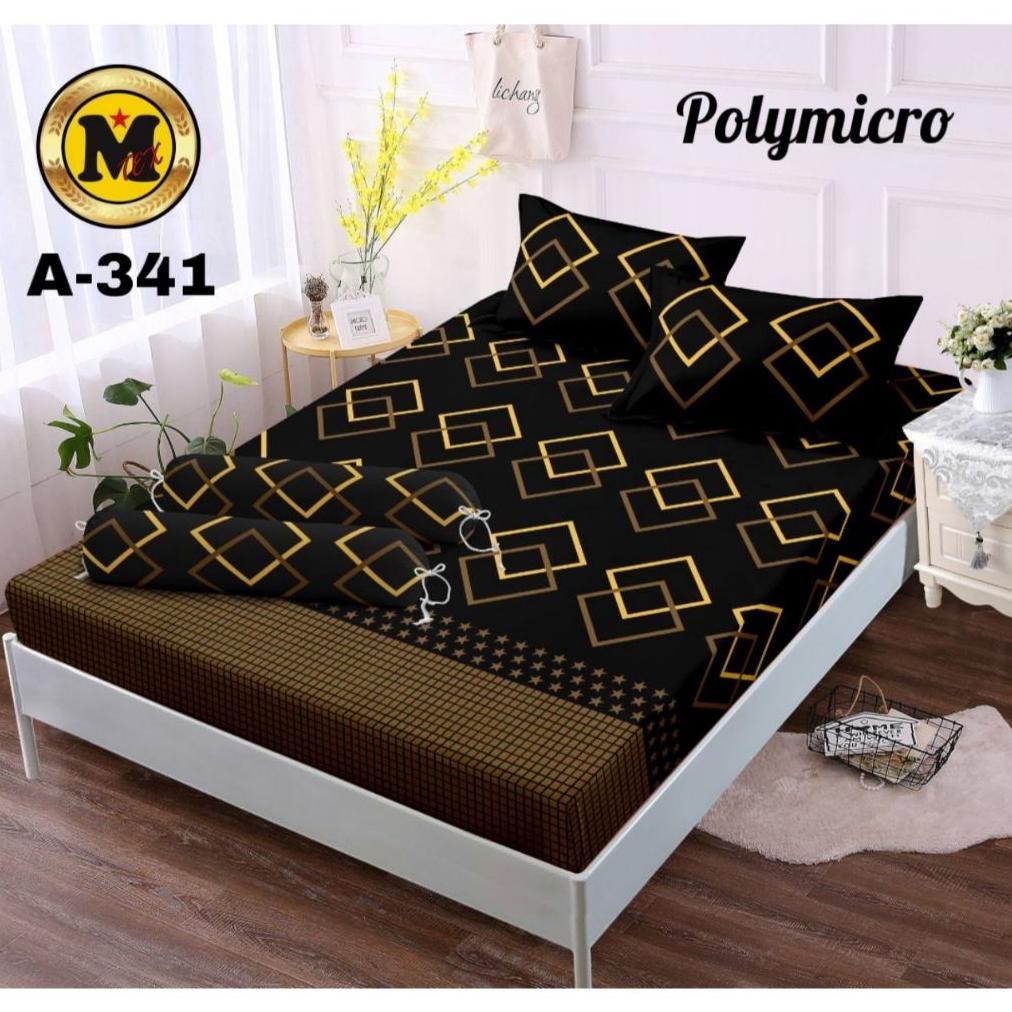 Premium Seprei Promo ( Gratis Ongkir ) Sprei Terlaris Motif Zigzag Mahkota Qualitas Premium Harga Te