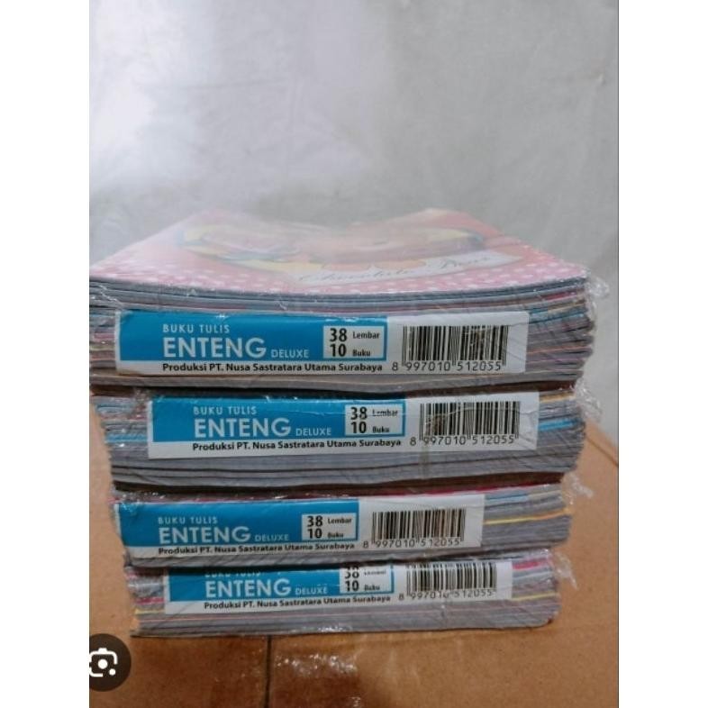 

gs-56 Buku Tulis 38 Lembar Enteng deluxe isi 10 pcs / BUKU TULIS Enteng Deluxe 38 lembar isi 10 pcs Murah