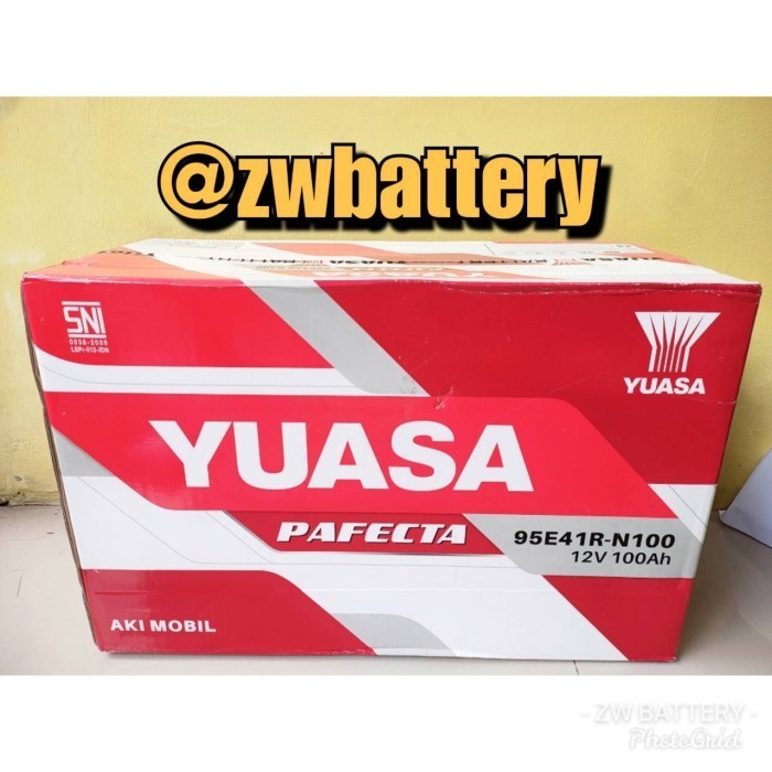 Aki Yuasa Ori Pafecta N100 / 95E41R Aki Basah 12V / 100Ah